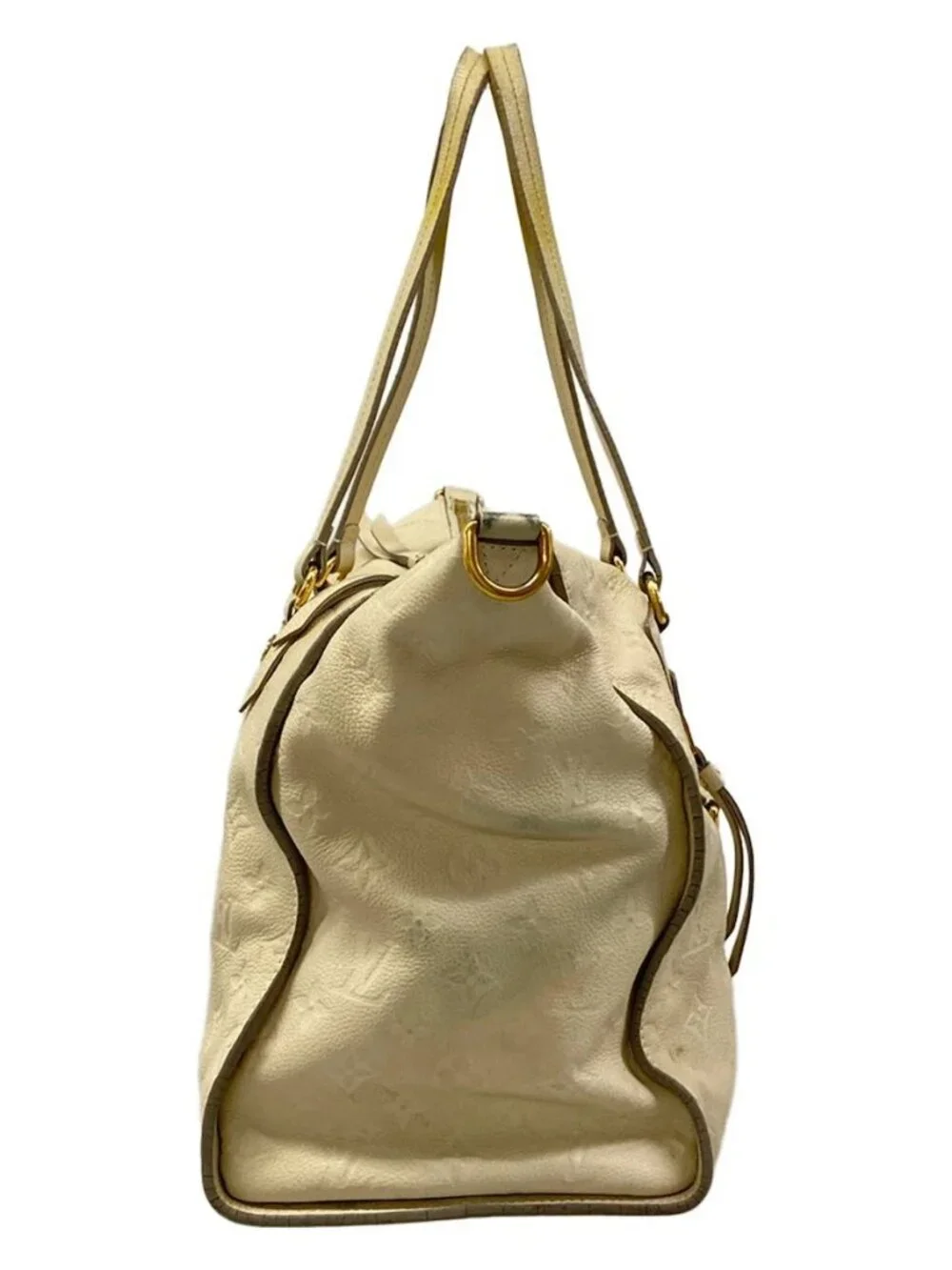 LOUIS VUITTON Lumineuse PM M93411 BEIGE Monogram Empreinte SP1161 Handbag